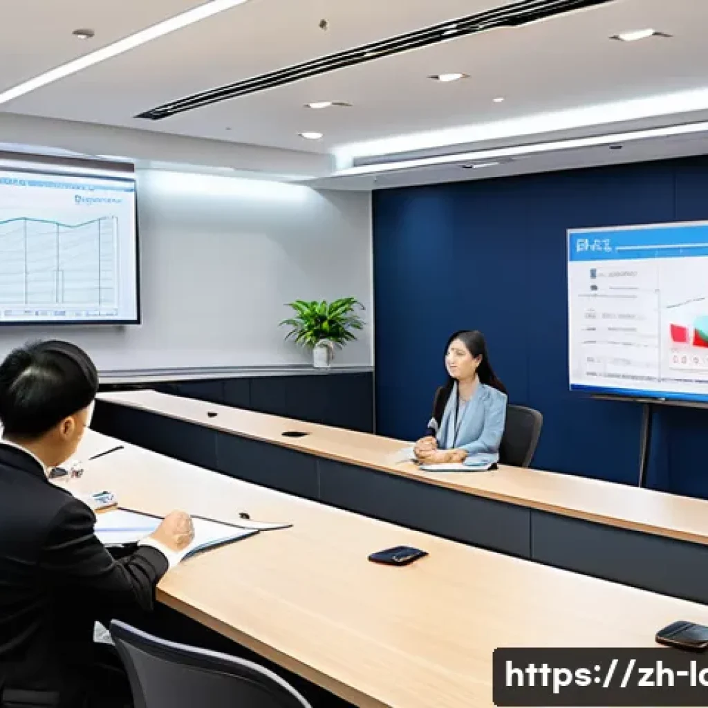 공인노무사 실무 교육 프로그램 - A modern corporate training classroom scene in China, featuring diverse professionals attentively pa...