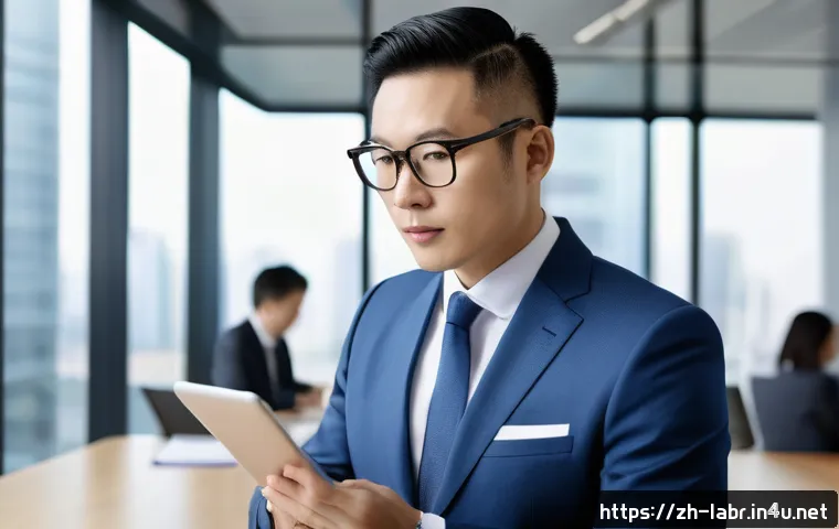노무사 자격증의 활용 방안 - A professional human resources consultant in a modern corporate office, wearing business attire and ...